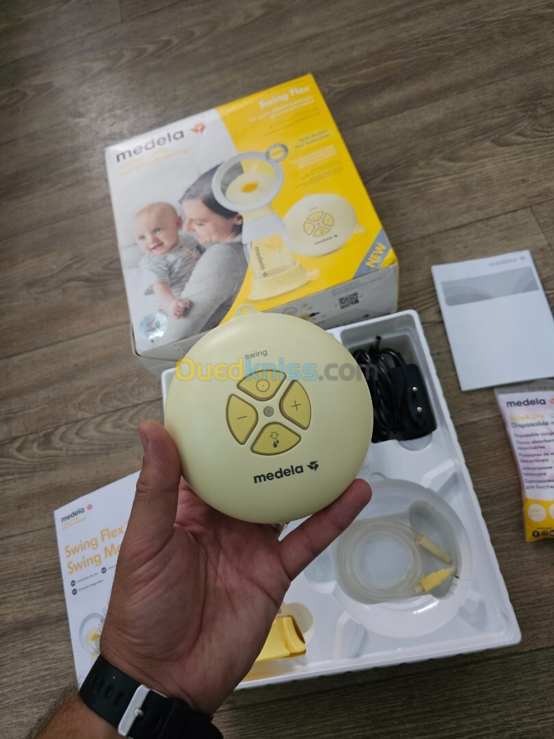 Tire lait Medela Swing Flex avec 02 teterelles 21mm et 24pp