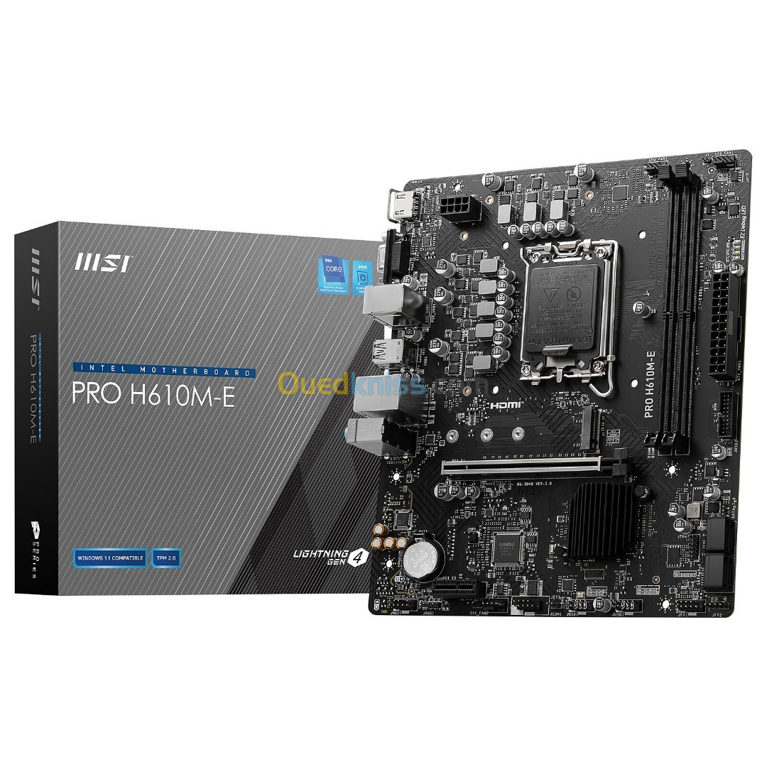 Carte mère MSI PRO H610M-E DDR5 