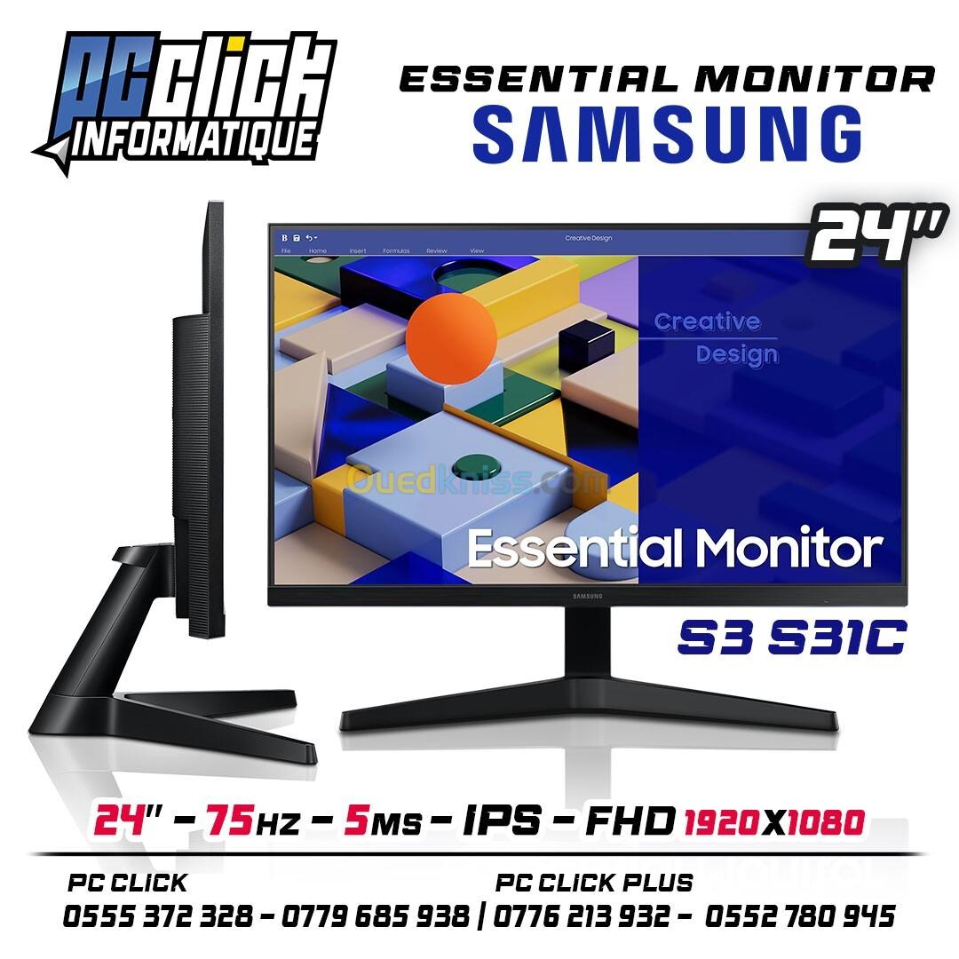 ECRAN SAMSUNG 24" Essential Monitor S3 S31C