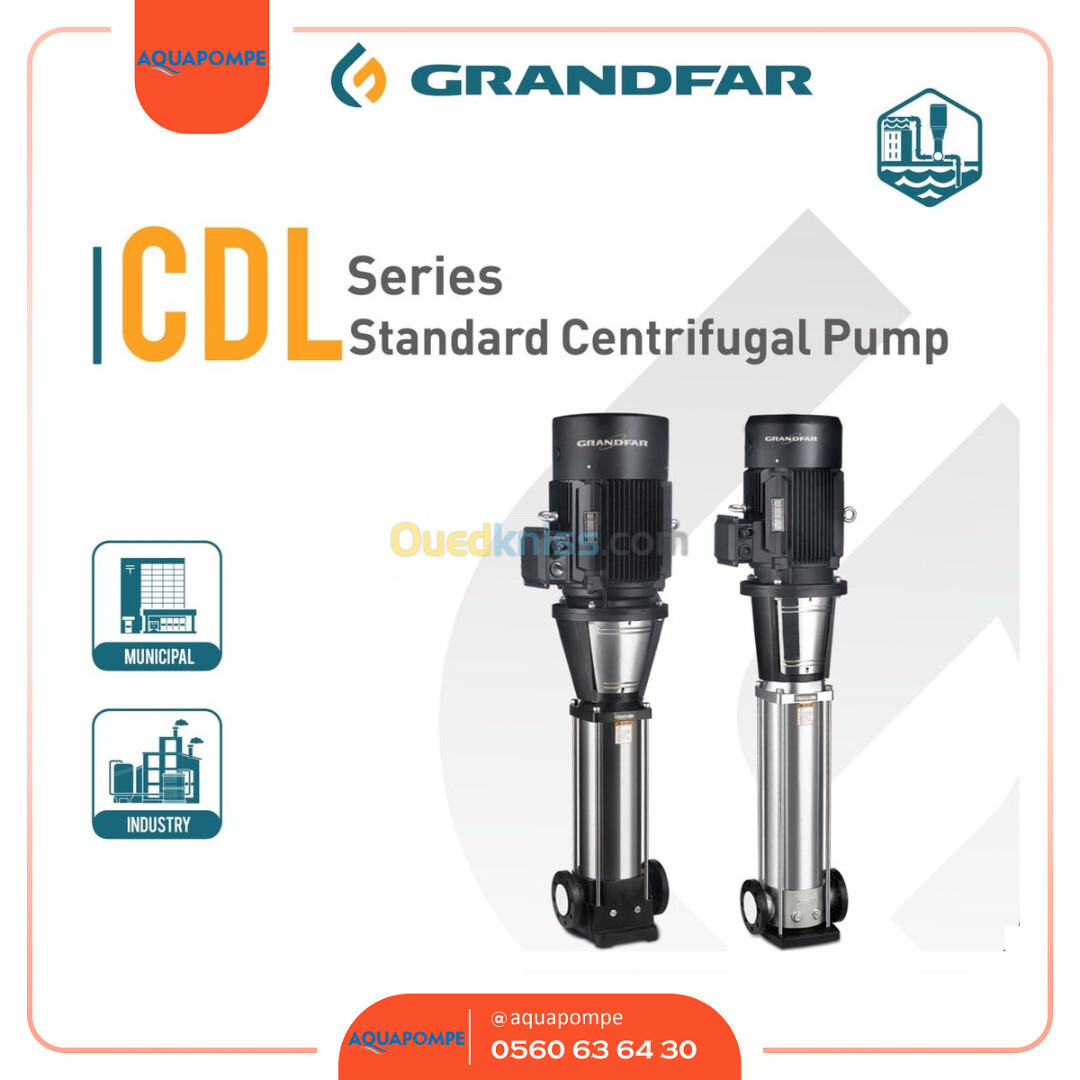 Pompes verticales | Pompes de surface Centrifuges | Marque: GRANDFAR