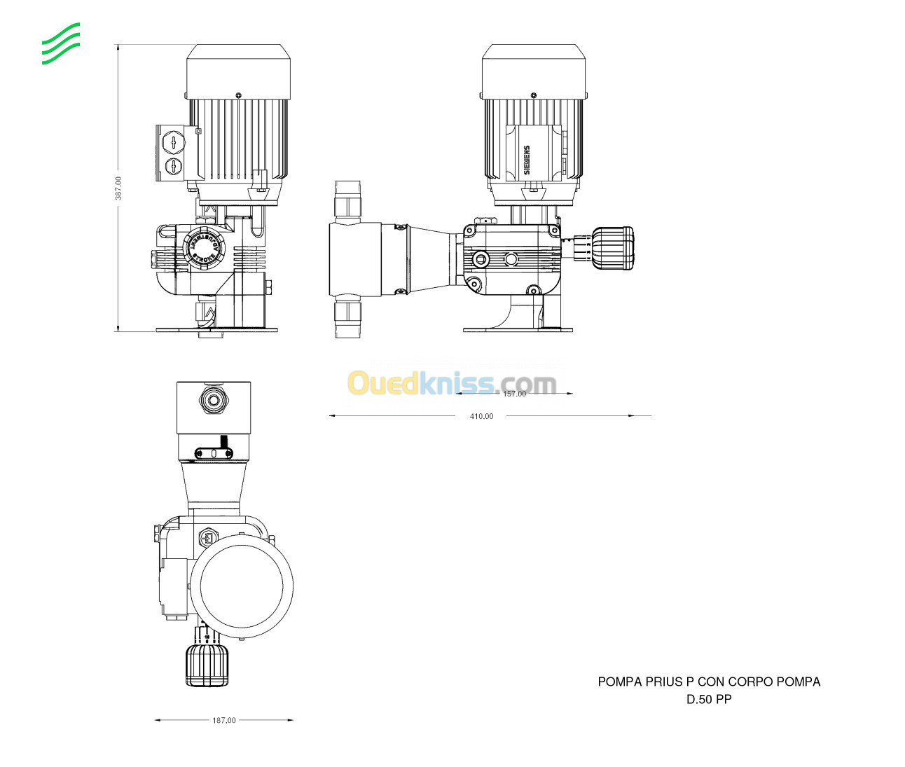 POMPES DOSEUSES À MOTEUR PRIUS - Marque - EMEC