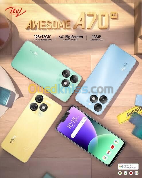 Smartphone awesome a70 original التوصيل 58 ولاية