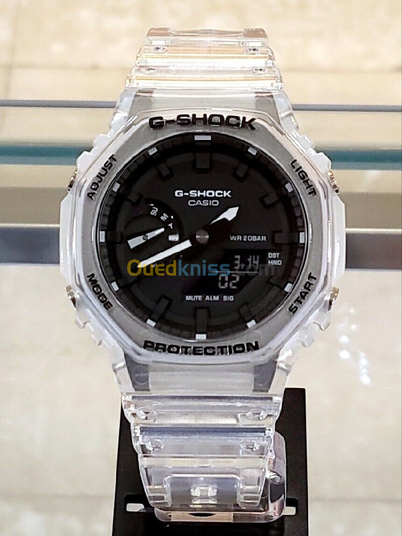 Montre Casio G-Shock fond noir_Transparent