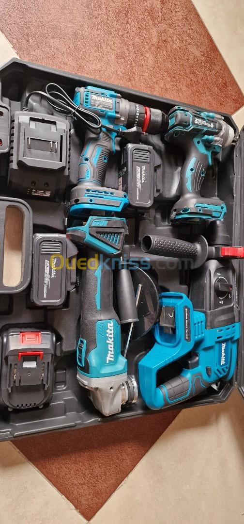 Coffret MAKITA complet visseuse perceuse cle choc meuleuse 