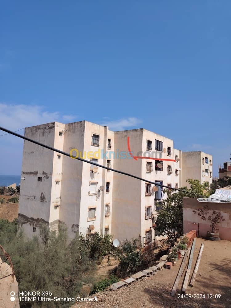 Vente Appartement F4 Chlef Beni haoua