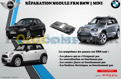 FRM2/3  BMW/MINI COOPER reparation/programmation/scanner BMW/MINI