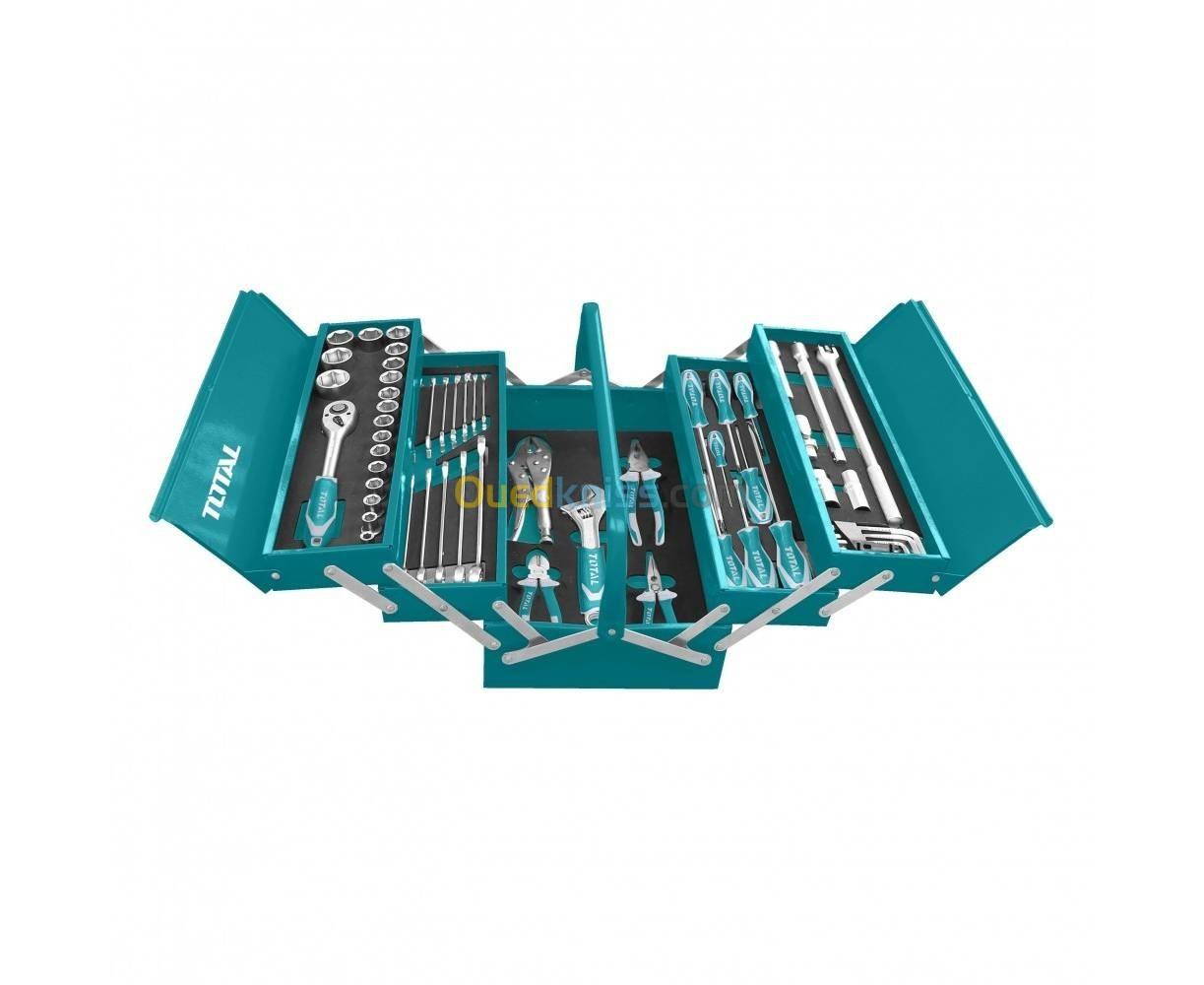 CAISSE DOUTILS 59 PCS TOTAL Référence THTCS12591 Caisse Doutils 59 Pcs Total  Thtcs12591