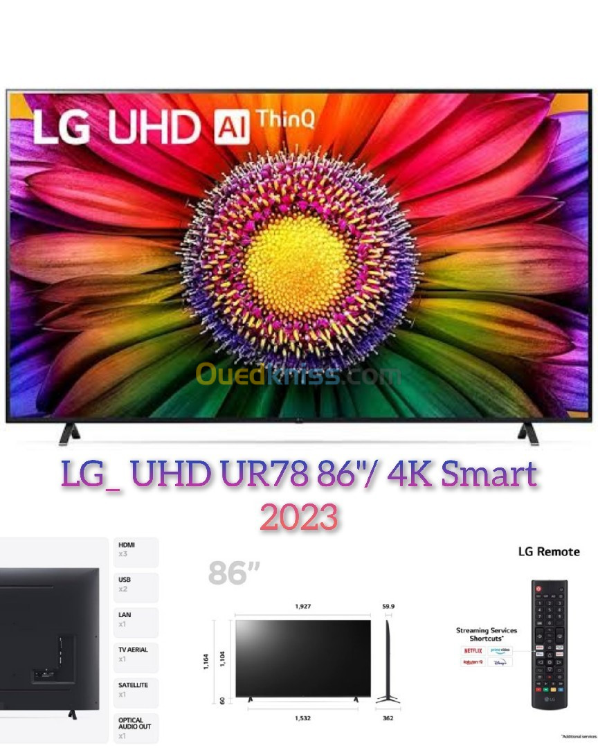 LG 86" 4k Smart 