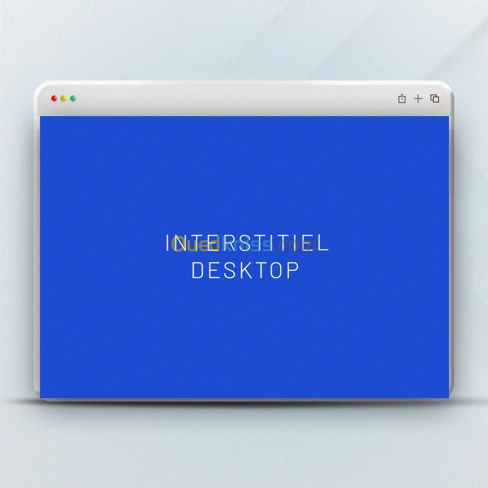 Bannière Interstitiel version Desktop