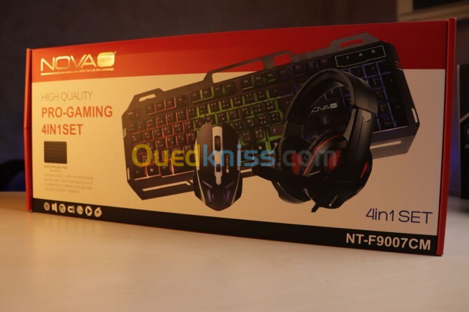 Kit GAMING NOVA TECH PRO-GAMING 4 en 1