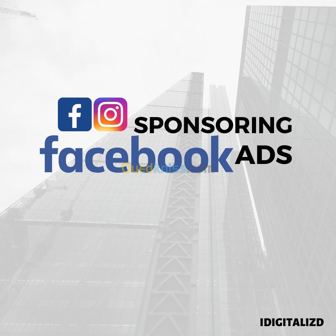 Sponsoring Facebook Ads / Instagram Ads - Passer Votre Publicité Sur Facebook Au Niveau Supérieur!