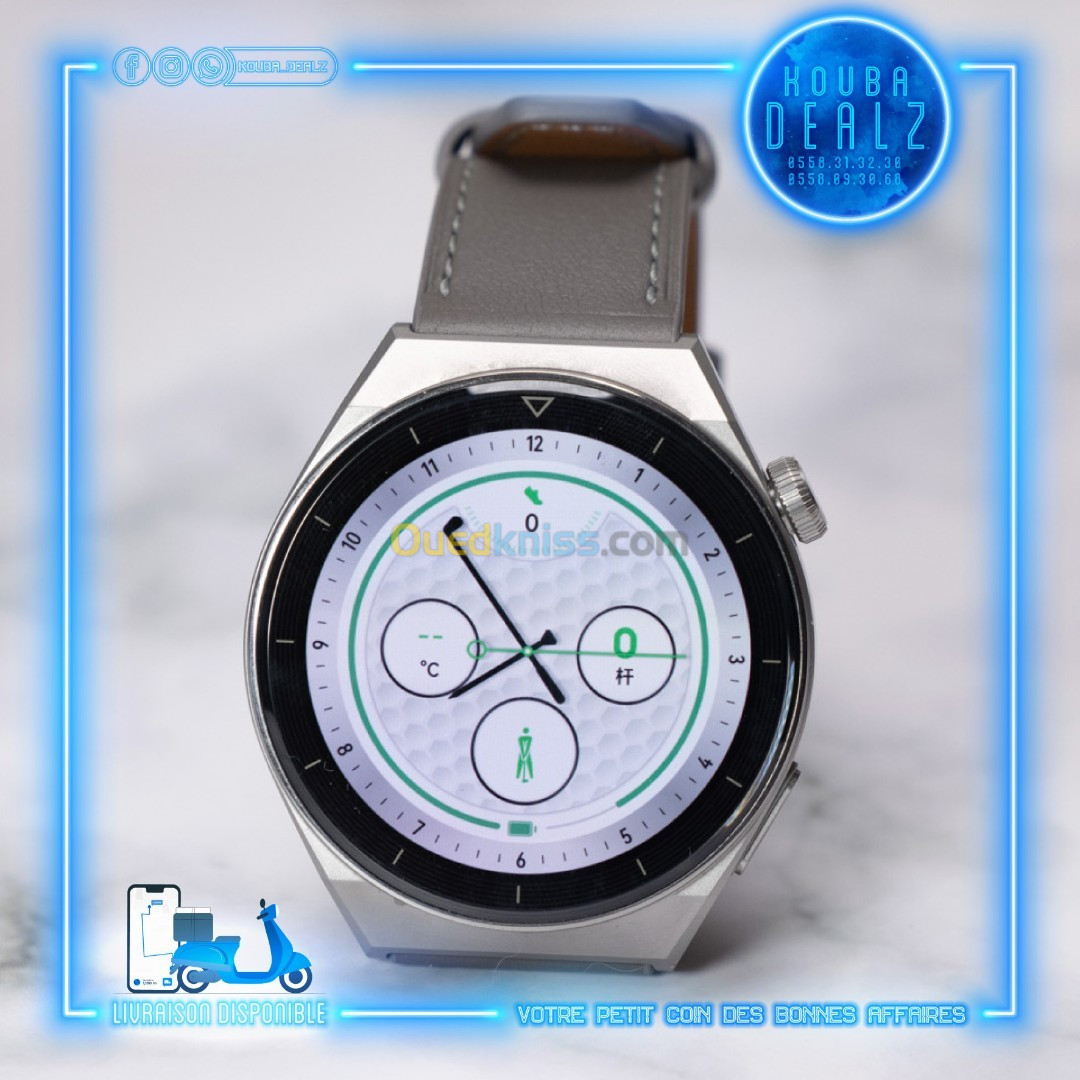 HUAWEI SMART WATCH GT 3 PRO 46mm ORIGINALE (MONTRE INTELLIGENTE)