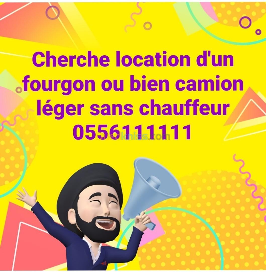 Cherche location fourgon