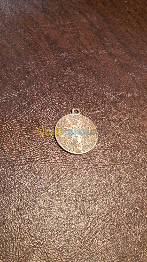 Ancien médaille porte clés voiture ancienne " Peugeot 204 "