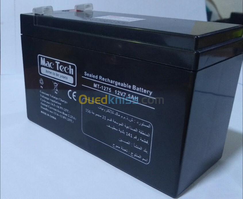 Batterie onduleur MAC TECH MT-1290, 12V9AH/ MT-1275, 