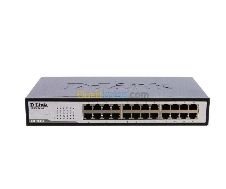 SWITCH D-LINK DES-1024D  24-PORTS 10/100 Desktop Switch