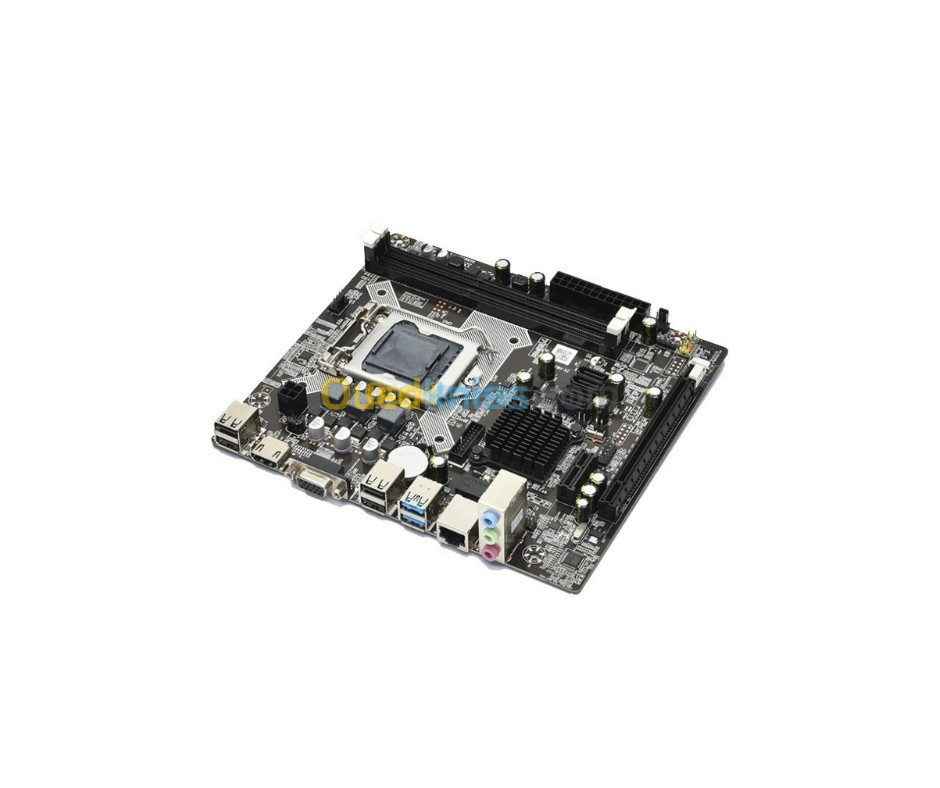 CARTE MERE REACTION H81 LGA 1150/Intel core i3/i5/i7/02DDR3 1600/04 PORT SATA/2PCI EXPRESS/2USB3.0/4USB2.0/01RJ45/01VGA/01HDMI