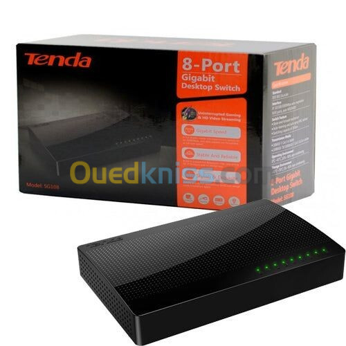 Switch TENDA Ethernet Gigabit 8 Port SG108