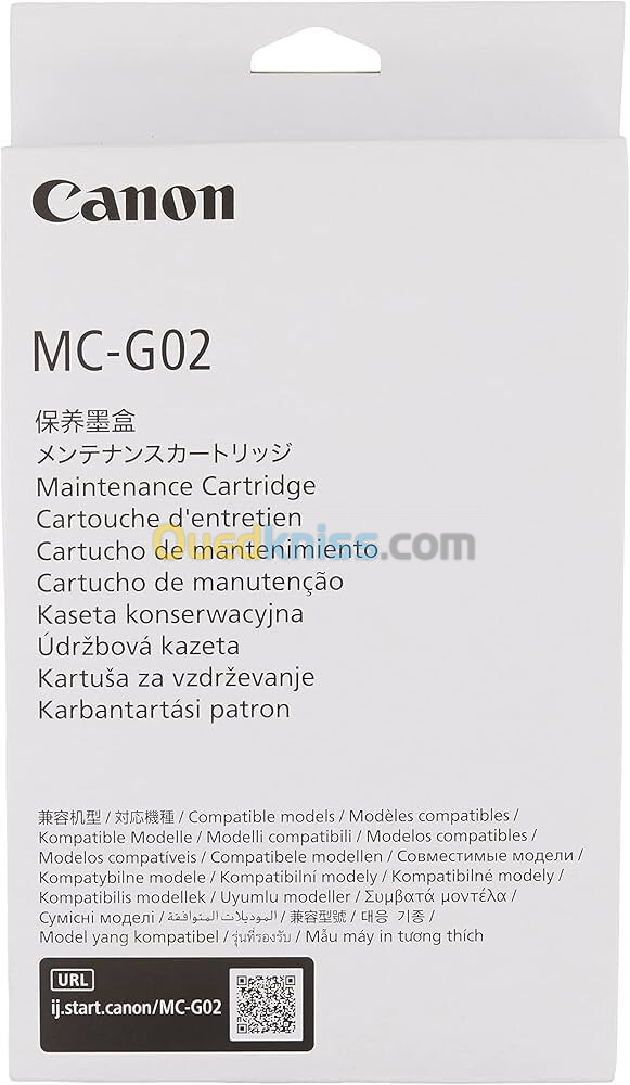 CARTOUCHE DE MAINTENANCE CANON ORIGINALE MC-G02