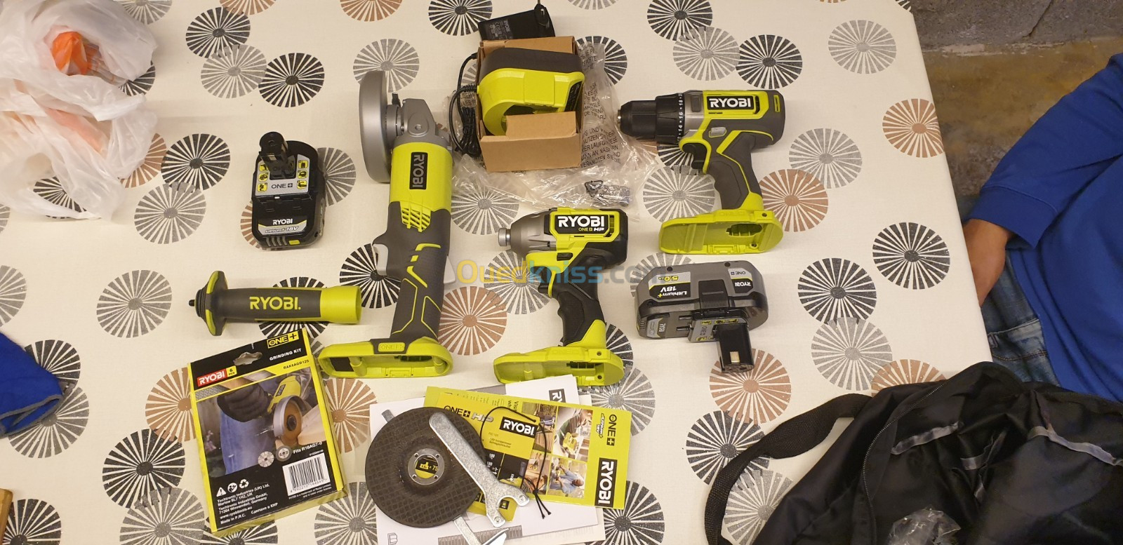 Ryobi pack 3 outils sans fil