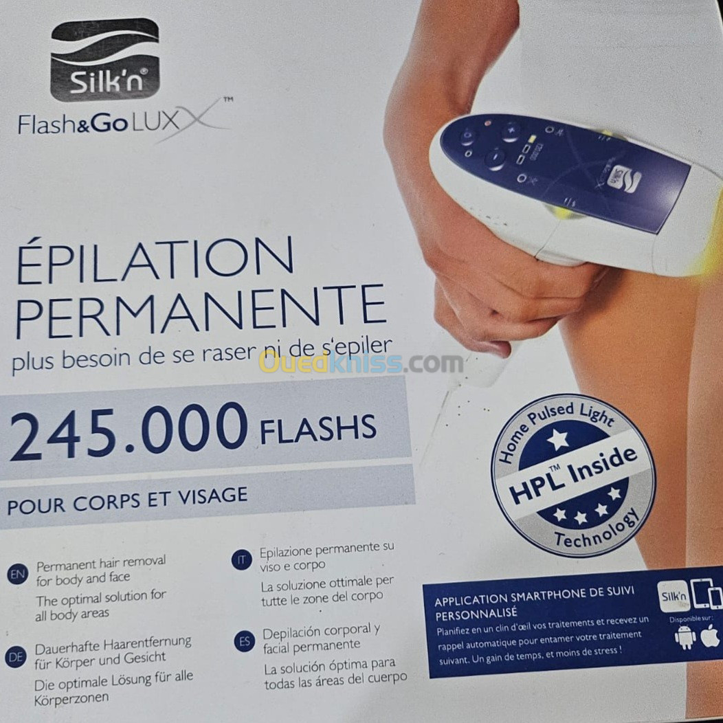 Épilation permanente Silk'n Flash and go Luxx