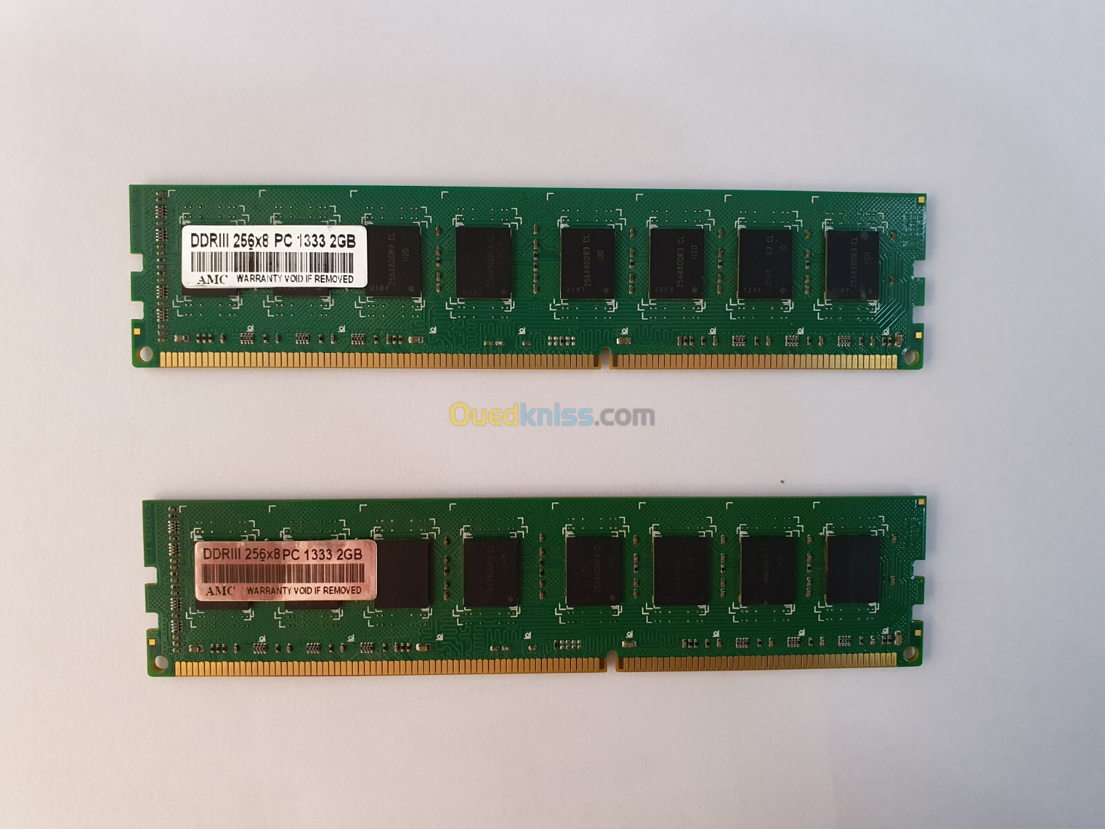 Deux RAM DDR3 1333mh 2 GB