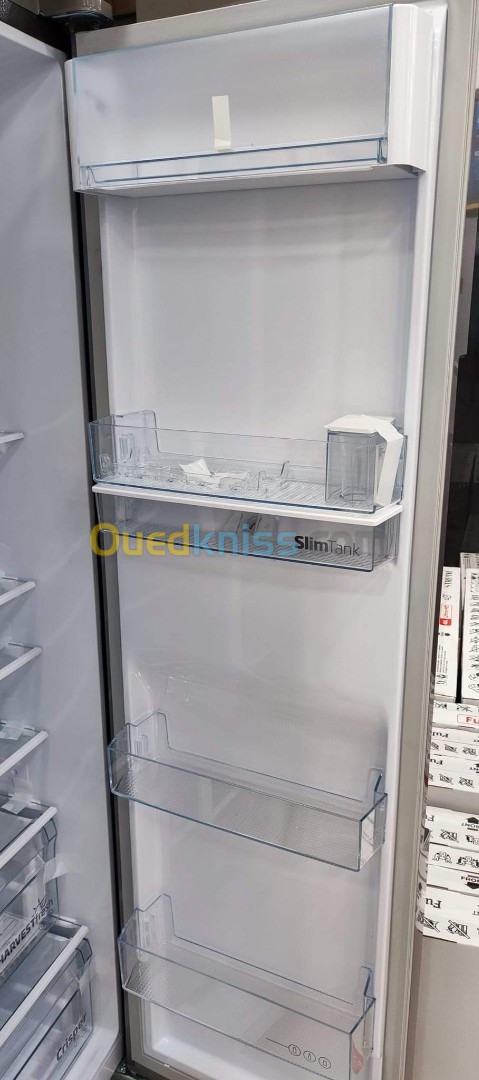 Réfrigérateur-congélateur Beko Side by Side 91 cm réf 635 L réf RGNE2635SX