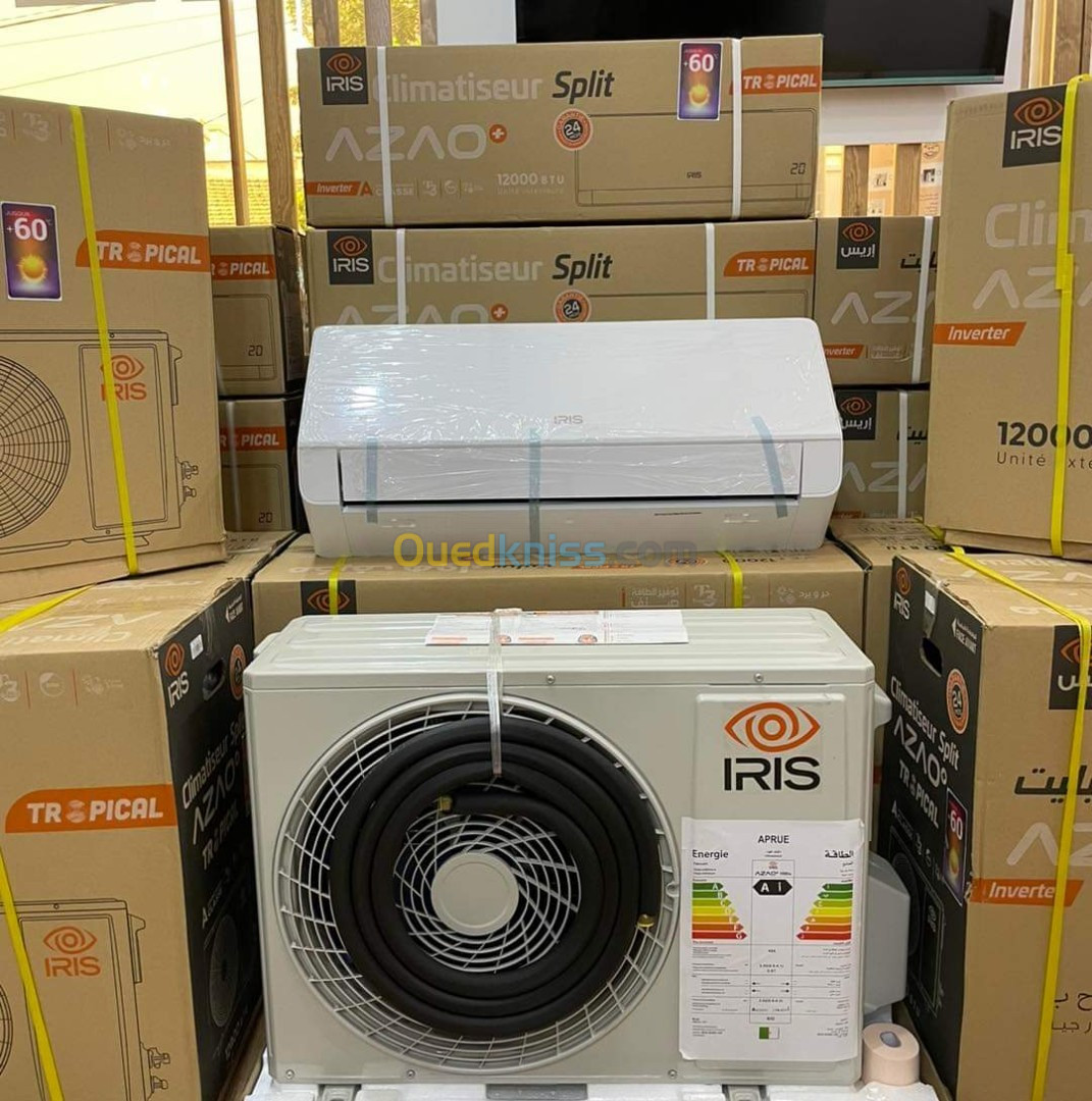 CLIMATISEUR SPLIT IRIS AZAO+ SUPER TROPICAL 18000 BTU (INVERTER)