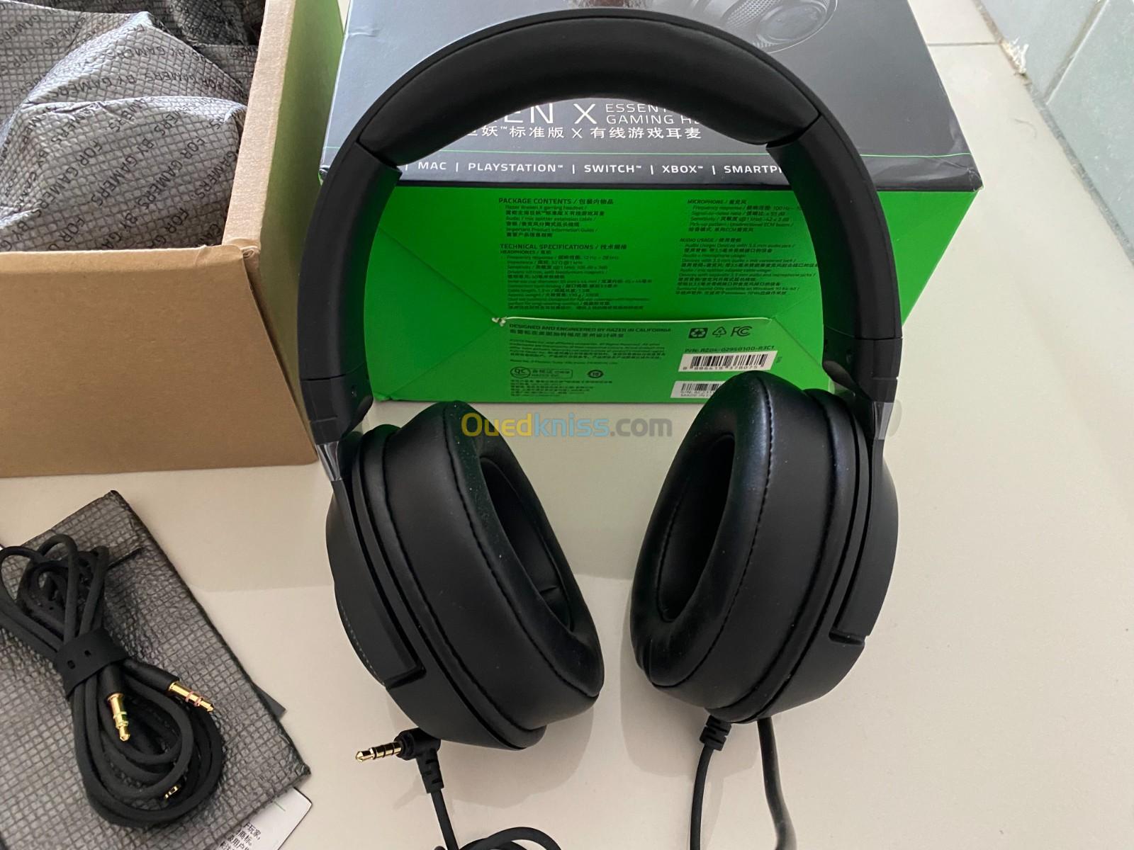 Mouse Razer Deathadder Essential + Casque Razer Kraken X Essential 