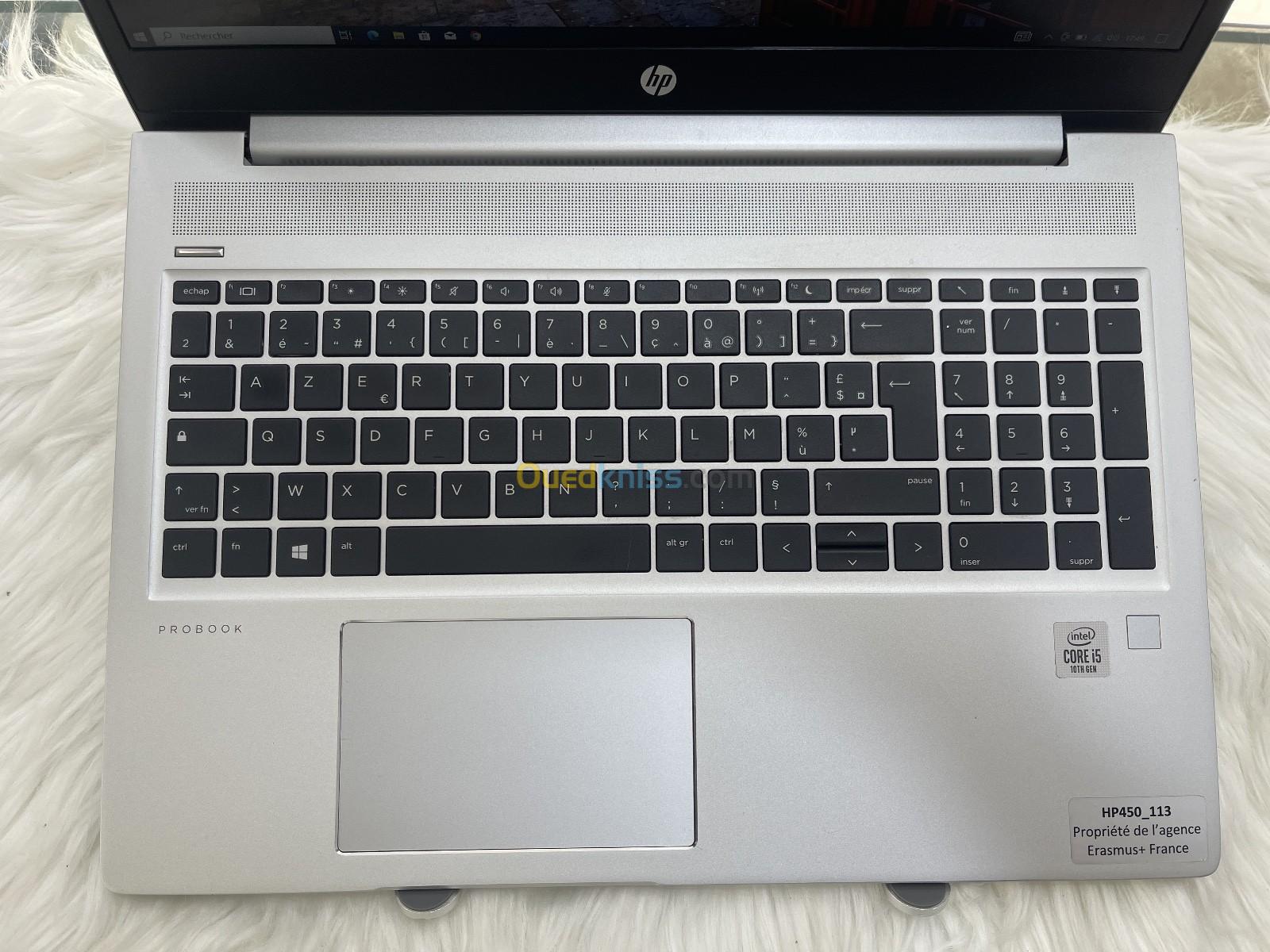 HP PROBOOK 450 G7 | i5 10ème | RAM 8 GB | SSD 256 GB | Écran 15,6 FHD 