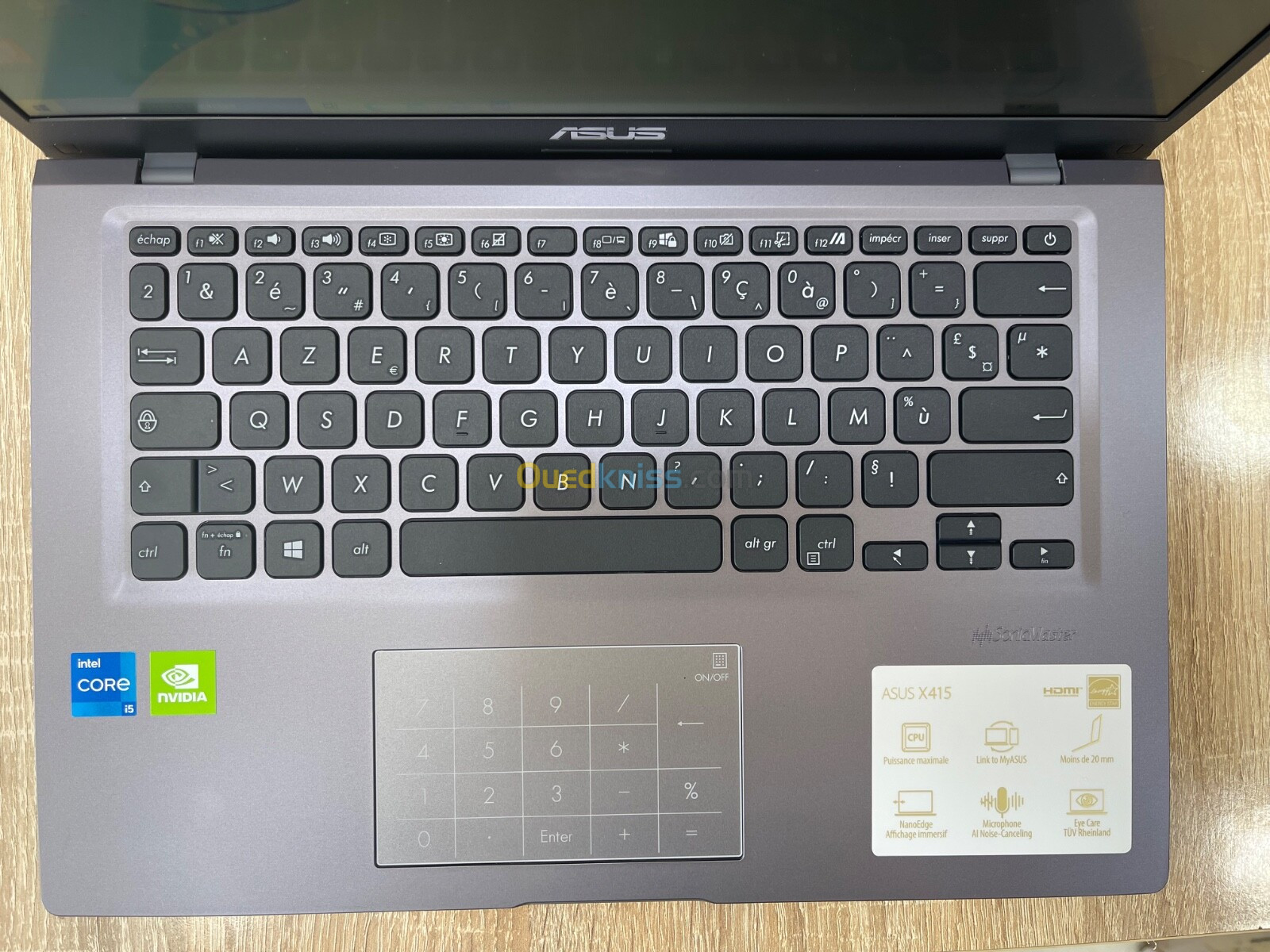 ASUS VIVOBOOk X415e | i5 11ème | RAM 8Go | SSD 256Go | Écran 14 | MX330 (2Go)