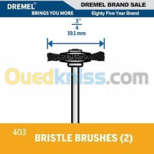 Brosse en soie 19 mm Nettoyage / Polissage DREMEL