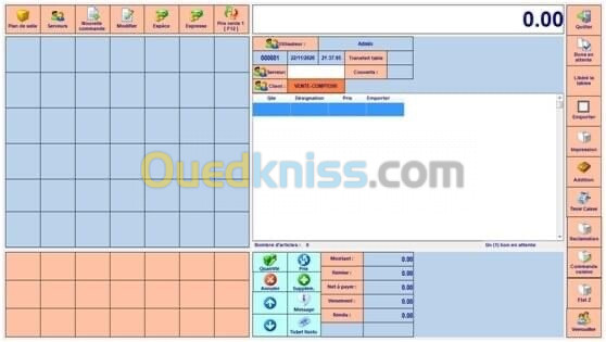 Logiciel gestion restauration et cafétéria 