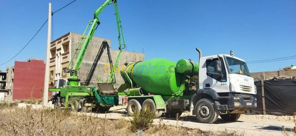 Vente de béton prêt à l emploi