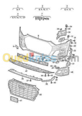 Accessoires Pare-chocs Audi Q5 