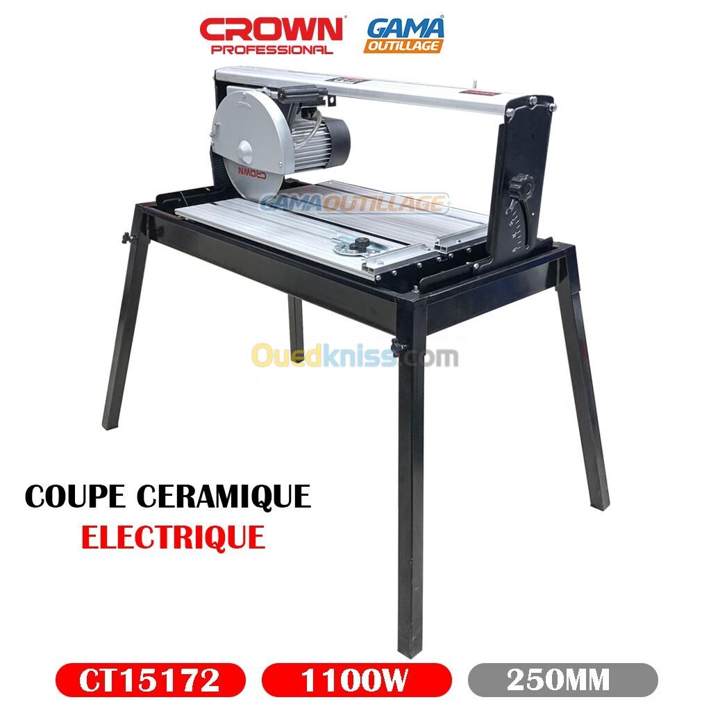 COUPE CERAMIQUE ELECTRIQUE 250MM 1100W CROWN