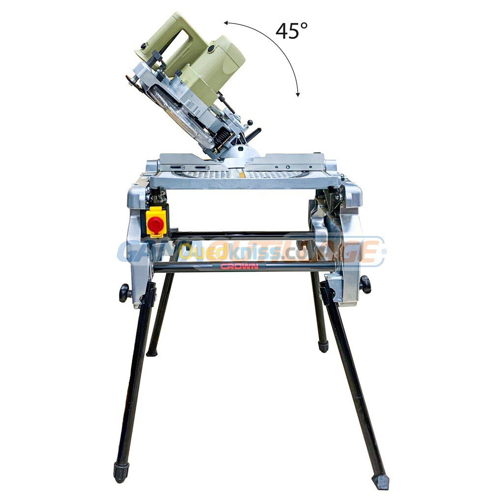 SCIE A ONGLET Ø254MM 1800W 2 FONCTIONS CROWN