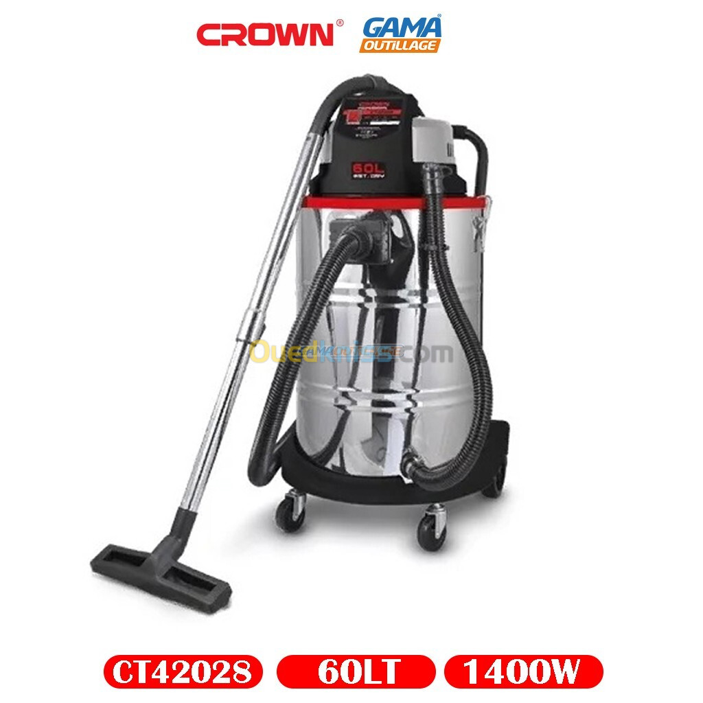 ASPIRATEUR 60LT 1400W CROWN