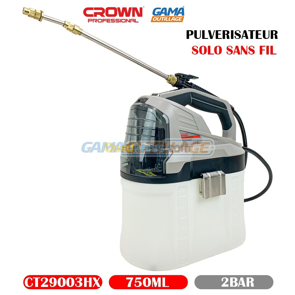 PULVERISATEUR SOLO S/FIL CROWN