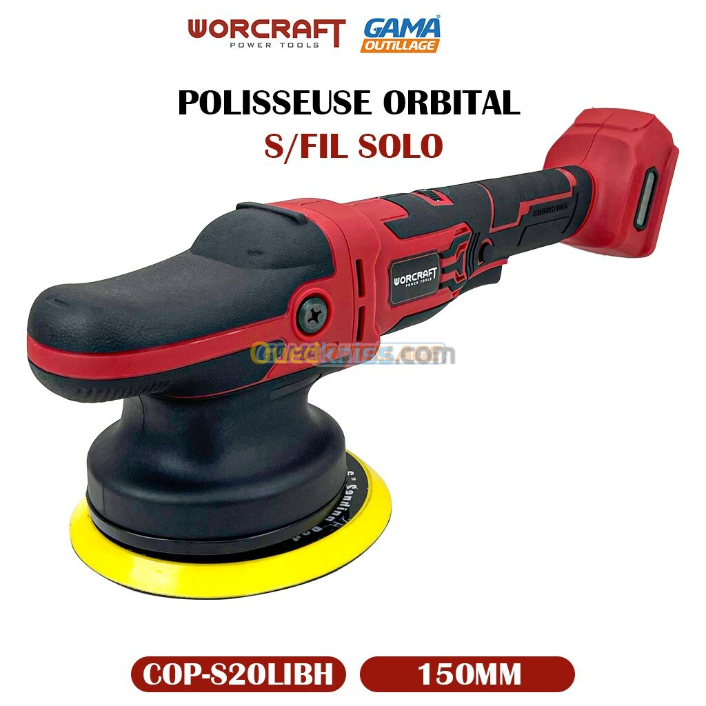 POLISSEUSE ORBITAL S/FIL SOLO WORCRAFT