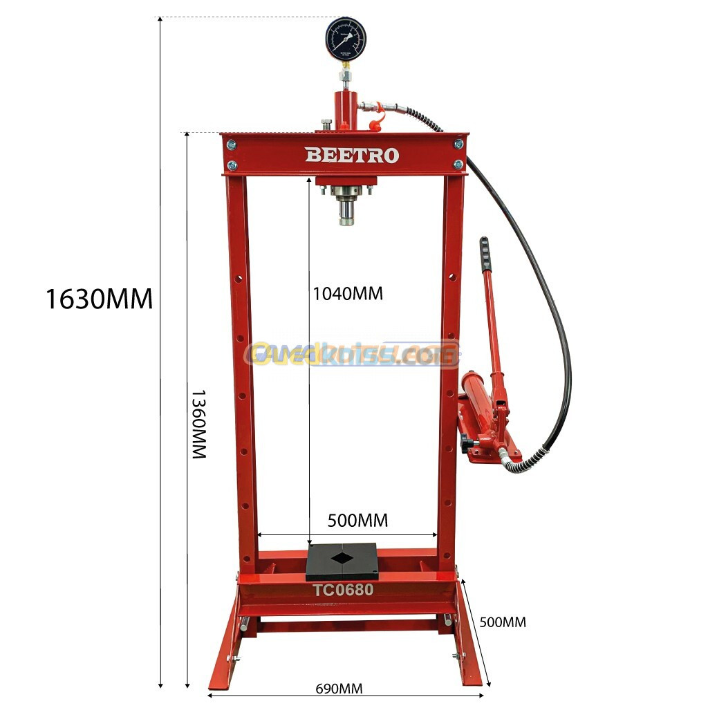 PRESSE HYDRAULIQUE 12TON HAUTE BEETRO