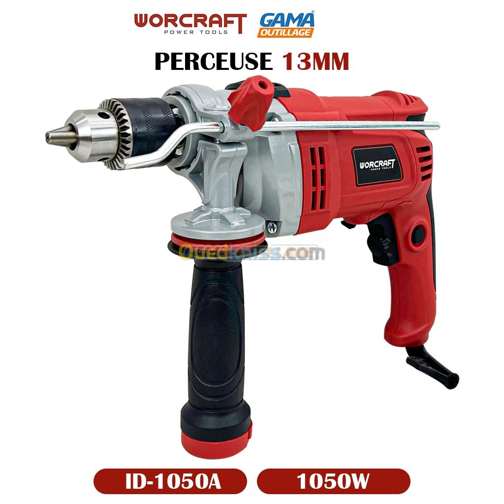 PERCEUSE 13MM 1050W WORCRAFT