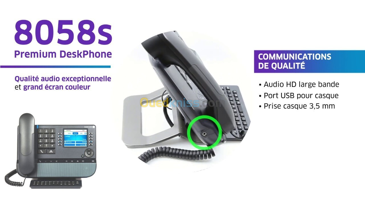 Poste IP Premium DeskPhone Alcatel-Lucent 8058S