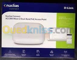 Point d'accès DLINK DAP-2610 Nuclias Connect Wi-Fi AC1300 Wave 2 PoE Dual-Band simultané 