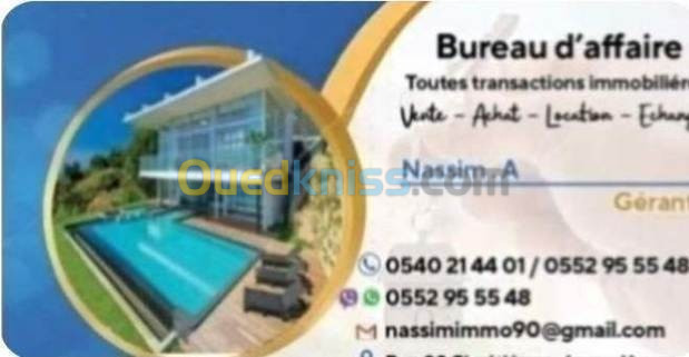 Vente Villa Alger Said hamdine