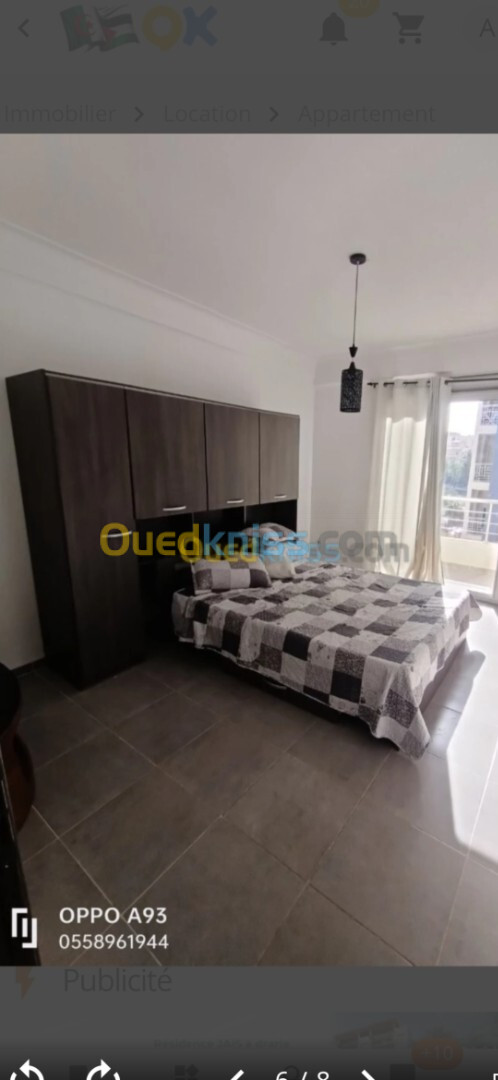 Location Appartement F3 Alger Ouled fayet