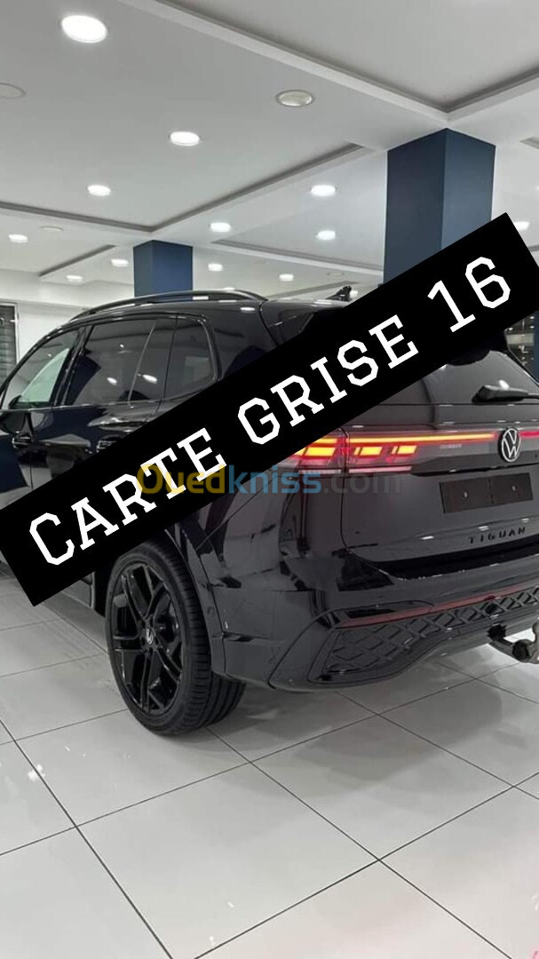 Volkswagen Tiguan full options carte grise déjà prête 2024 Black black + roue de secours 193