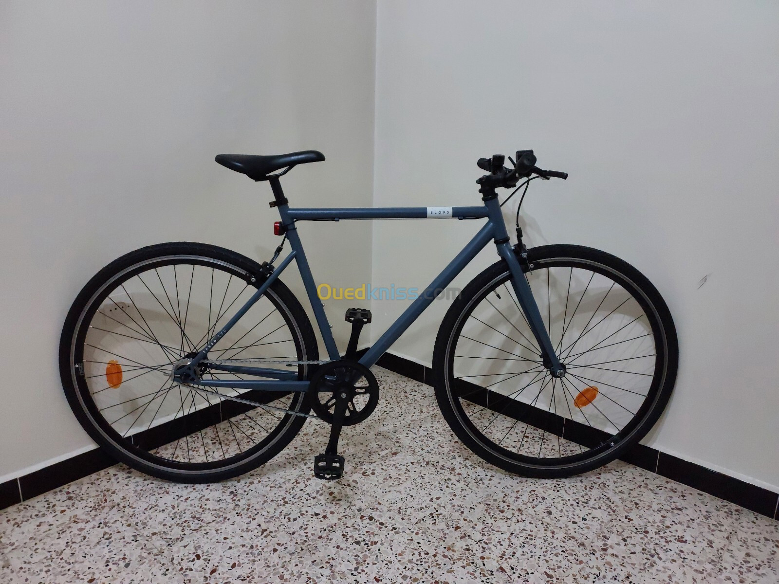 Vélo vtc b'twin elops SPEED 500 BLEU 28"