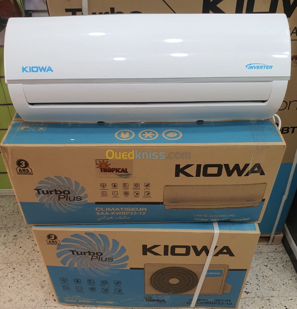 Climatiseur KIOWA inverter tropical 12000Btu