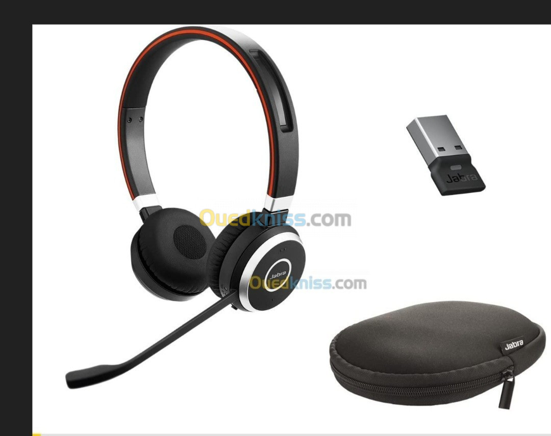 > Jabra Evolve 65 Stereo Casque Supra-Auriculaire Sans Fil